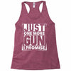 Just One More Gun I Promise Racerback Tank