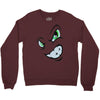 angry cartoon face Crewneck Sweatshirt