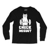 gym cat workout Long Sleeve Shirts