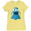 angry monster Ladies Fitted T-Shirt