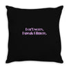 i speak gilmore rectangle Throw Pillow