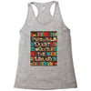 harry potter when in doubt go to the library Racerback Tank