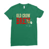 drinky crow Ladies Fitted T-Shirt