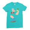 popeye spinach retro mens funny Ladies Fitted T-Shirt