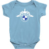 bmw moto rennen Baby Onesie