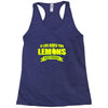 if life gives you lemons, add vodka t shirt Racerback Tank