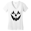 beauty face pumpkin Women's V-Neck T-Shirt