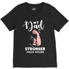 My Dad is Stronger Than Yours V-Neck Tee