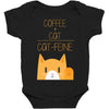 cattfeine mug Baby Bodysuit