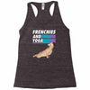 frenchies and yoga Racerback Tank