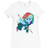 rainbow Ladies Fitted T-Shirt