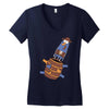 pop up knuckles1 Women's V-Neck T-Shirt