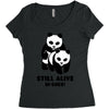 Still Alive Bitches Women's Triblend Scoop T-shirt