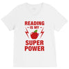 Reading Is My Superpower V-Neck Tee