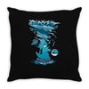 water storm Throw Pillow