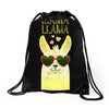mama llama Drawstring Bags