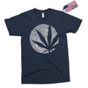 cannabis fingerprinting (white) Exclusive T-shirt