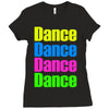 dance dance Ladies Fitted T-Shirt