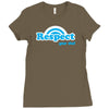 respect your dad Ladies Fitted T-Shirt
