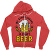 my other coffee is craft beer Zipper Hoodie