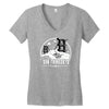 greetings from san fransokyo Women's V-Neck T-Shirt