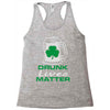 drunk lives matter Racerback Tank
