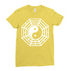 i ching ying and yang Ladies Fitted T-Shirt