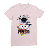 who loves papillon Ladies Fitted T-Shirt