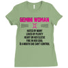 Gemini Woman Ladies Fitted T-Shirt