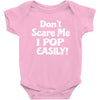 don't scare me Baby Bodysuit