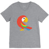 brids red V-Neck Tee