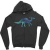 Princess Dinosaur Zipper Hoodie