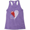 half of my heart is in heaven with my angel Racerback Tank
