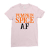 pumpkin spice af Ladies Fitted T-Shirt
