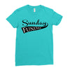 sunday funday Ladies Fitted T-Shirt