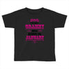 The Best Grammy Was Born In January Toddler T-shirt
