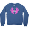 i wear pink for my mom Crewneck Sweatshirt