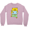 meow is running Crewneck Sweatshirt