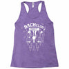 bachelor party Racerback Tank
