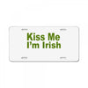 kiss me i'm irish License Plate