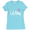 Wifey white Ladies Fitted T-Shirt