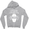 choose cremation Zipper Hoodie