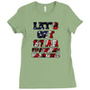 star spangled hammered Ladies Fitted T-Shirt