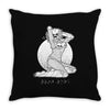 pinup predator Throw Pillow