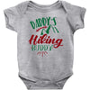 Daddy Hiking Buddy Mountains Baby Bodysuit