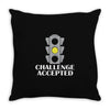 challenge stoplight Throw Pillow
