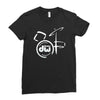 dw drum Ladies Fitted T-Shirt