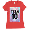 Holographic Team 10 Ladies Fitted T-Shirt