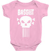 bassist skull Baby Bodysuit