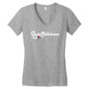 sagittarius violet Women's V-Neck T-Shirt